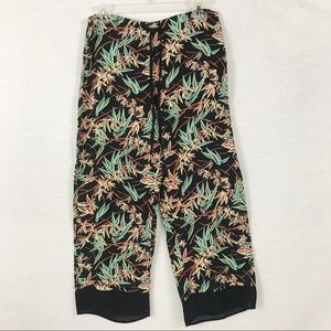 CABI Bamboo Tropical Print Drawstring Lounge Pant